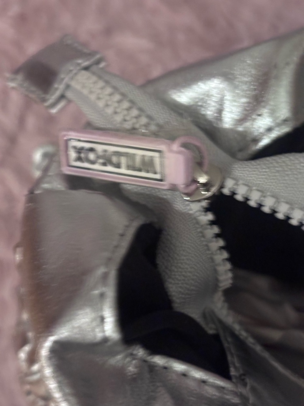 Silver Quilted Tote Bag - Wildfox - Picture 6 of 7